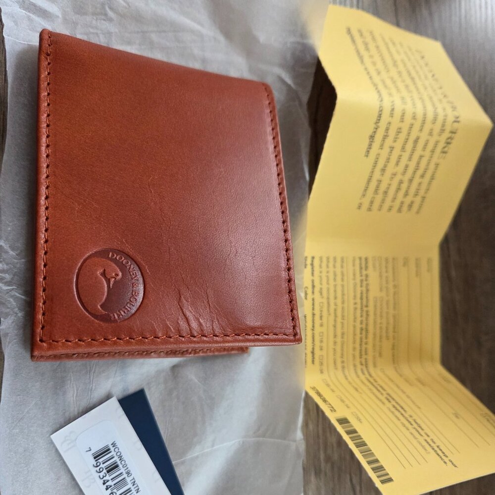 NWT authentic Dooney and Bourke 2 fold wallet